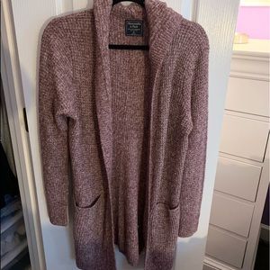 Abercrombie and Fitch Maroon Cardigan